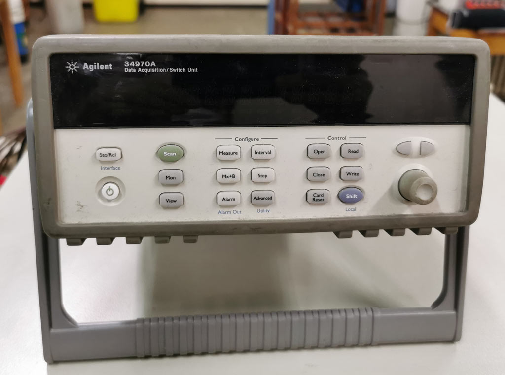 Agilent (Hewlett Packard - Keysight - Data aquisition toestel model 34970A