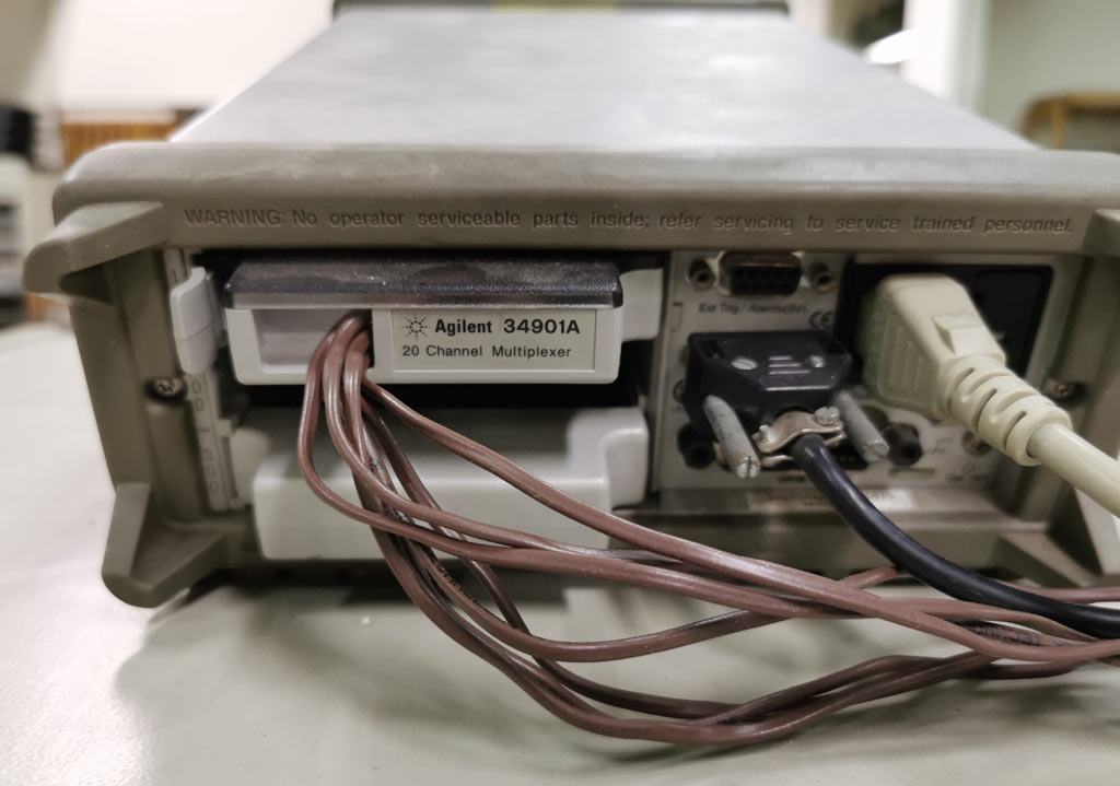 Agilent (Hewlett Packard - Keysight - Data aquisition toestel model 34970A