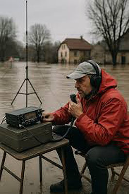 Radioamateurs helpen bij de comminicatie tijdens rampen