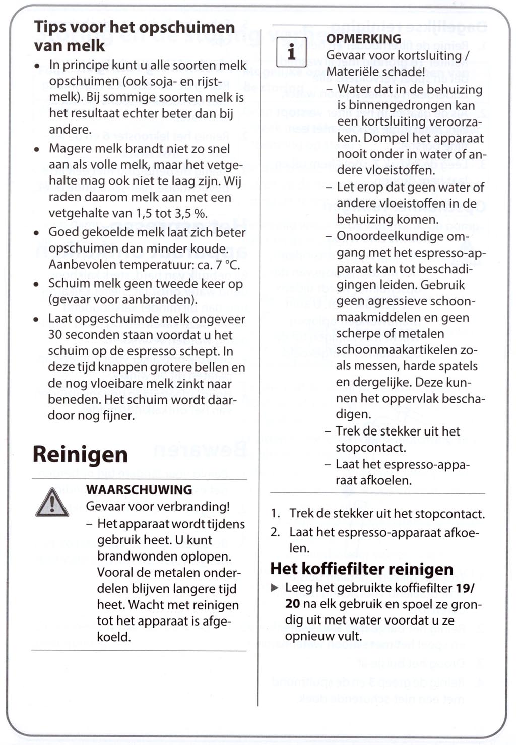 Tips opschuimen melk cappuccino