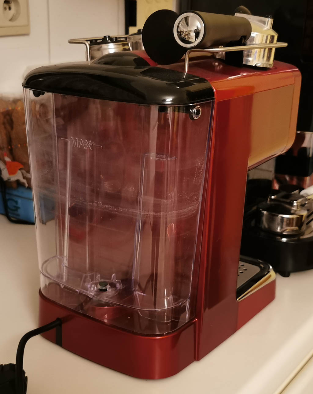 Waterreservoir espresso en cappuccino apparaat