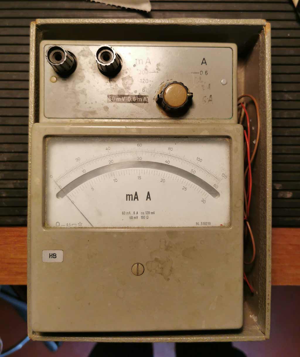 Stroommeter tot 6 Ampere