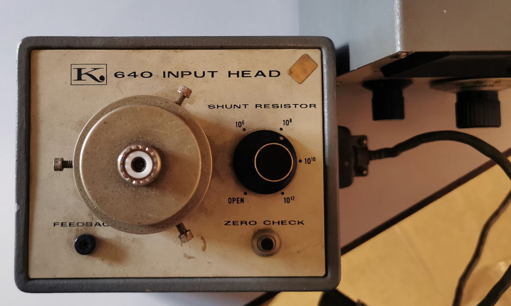 Keithley model 640 vibrating capacitor electrometer