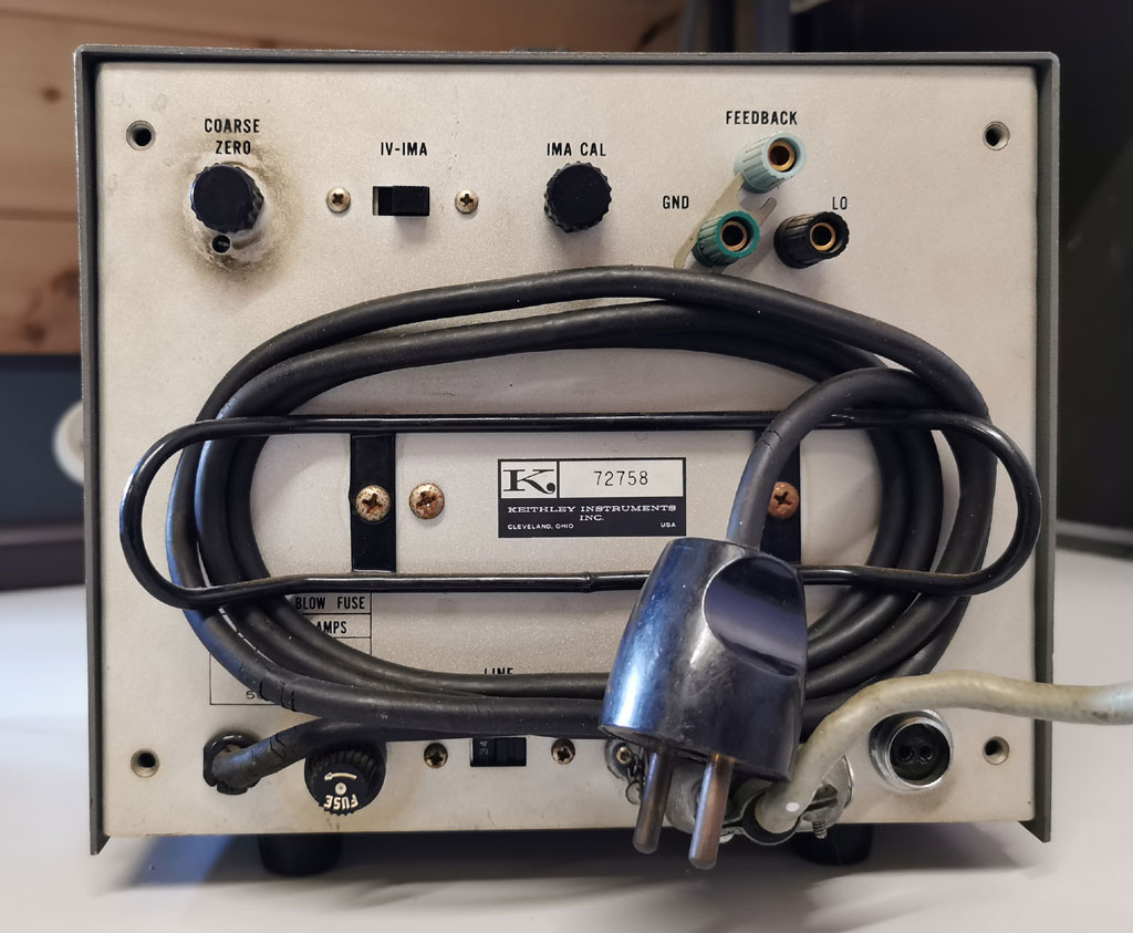 Keithley model 640 vibrating capacitor electrometer