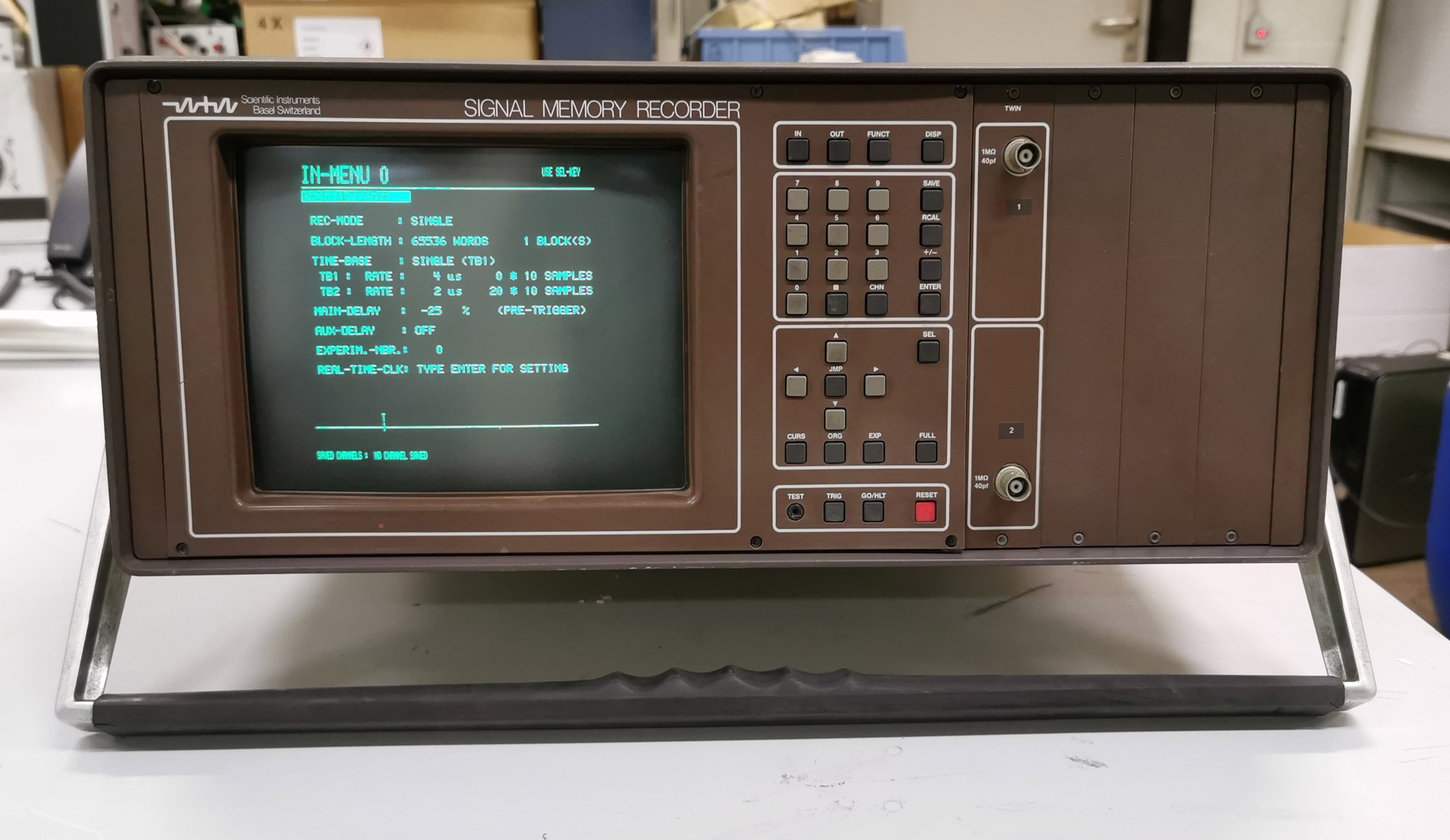 signal memory recorder, scientific instruments, Soltec, Alitronica...