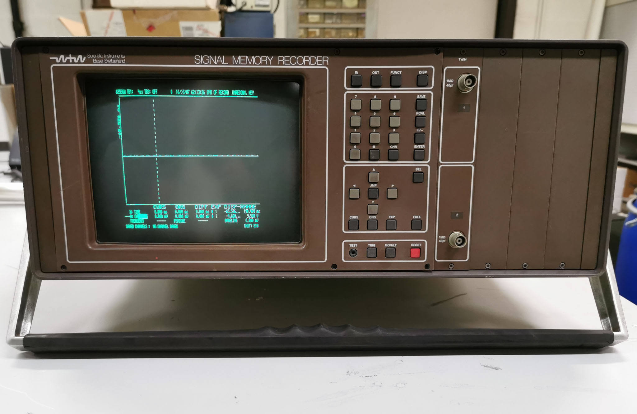 signal memory recorder, scientific instruments, Soltec, Alitronica...