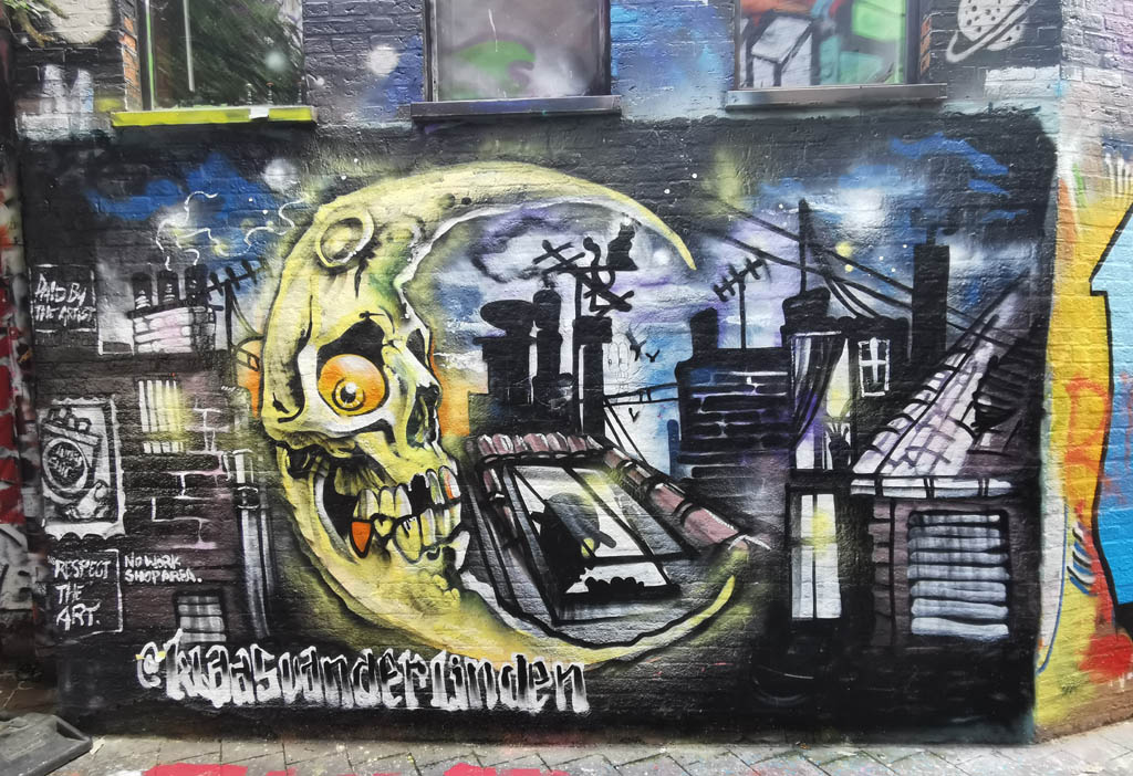 Graffiti straatje Gent