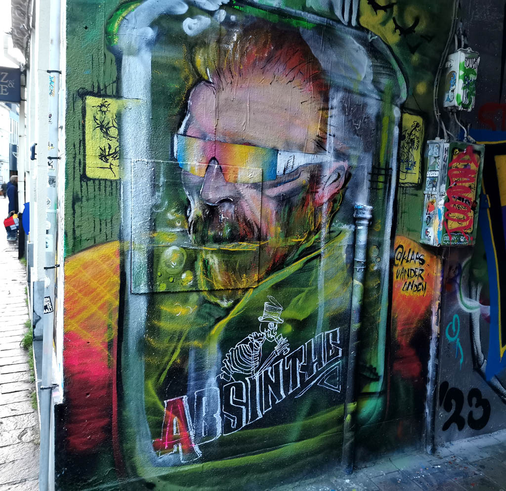 Graffiti straatje Gent