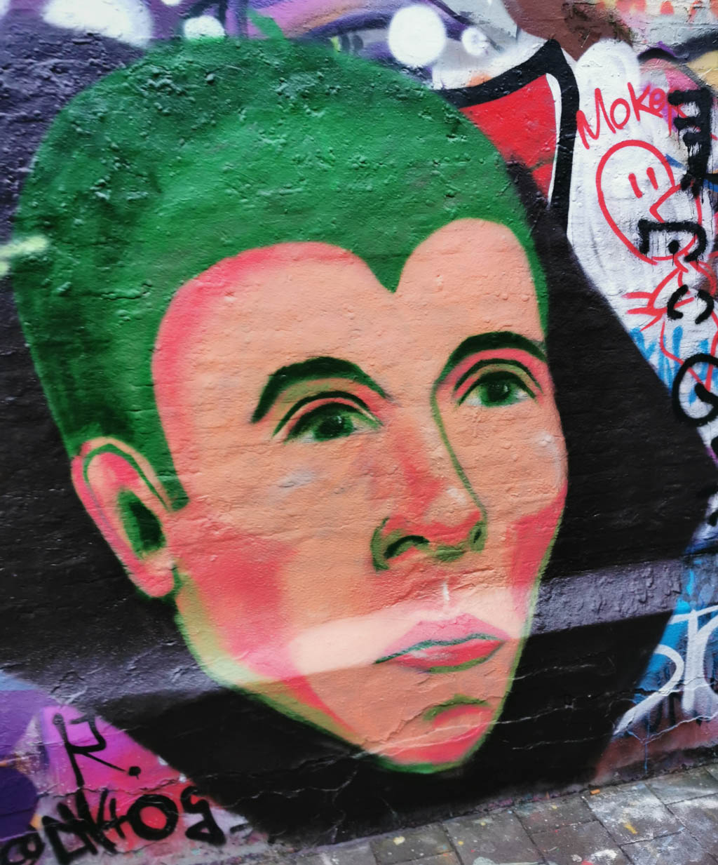 Graffiti straatje Gent