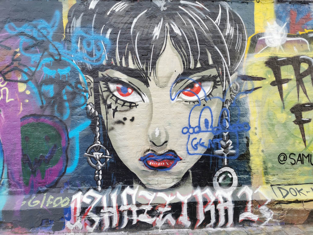 Graffiti straatje Gent