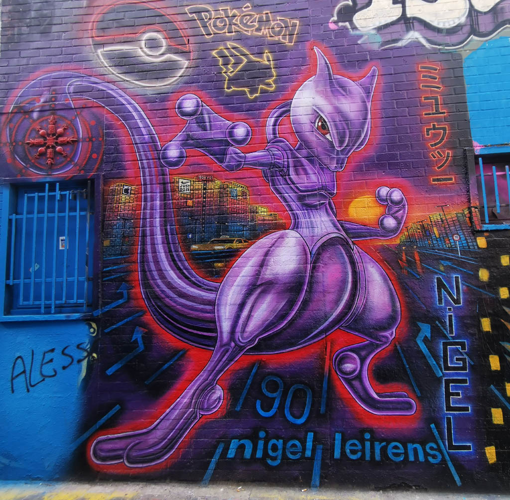 Graffiti straatje Gent