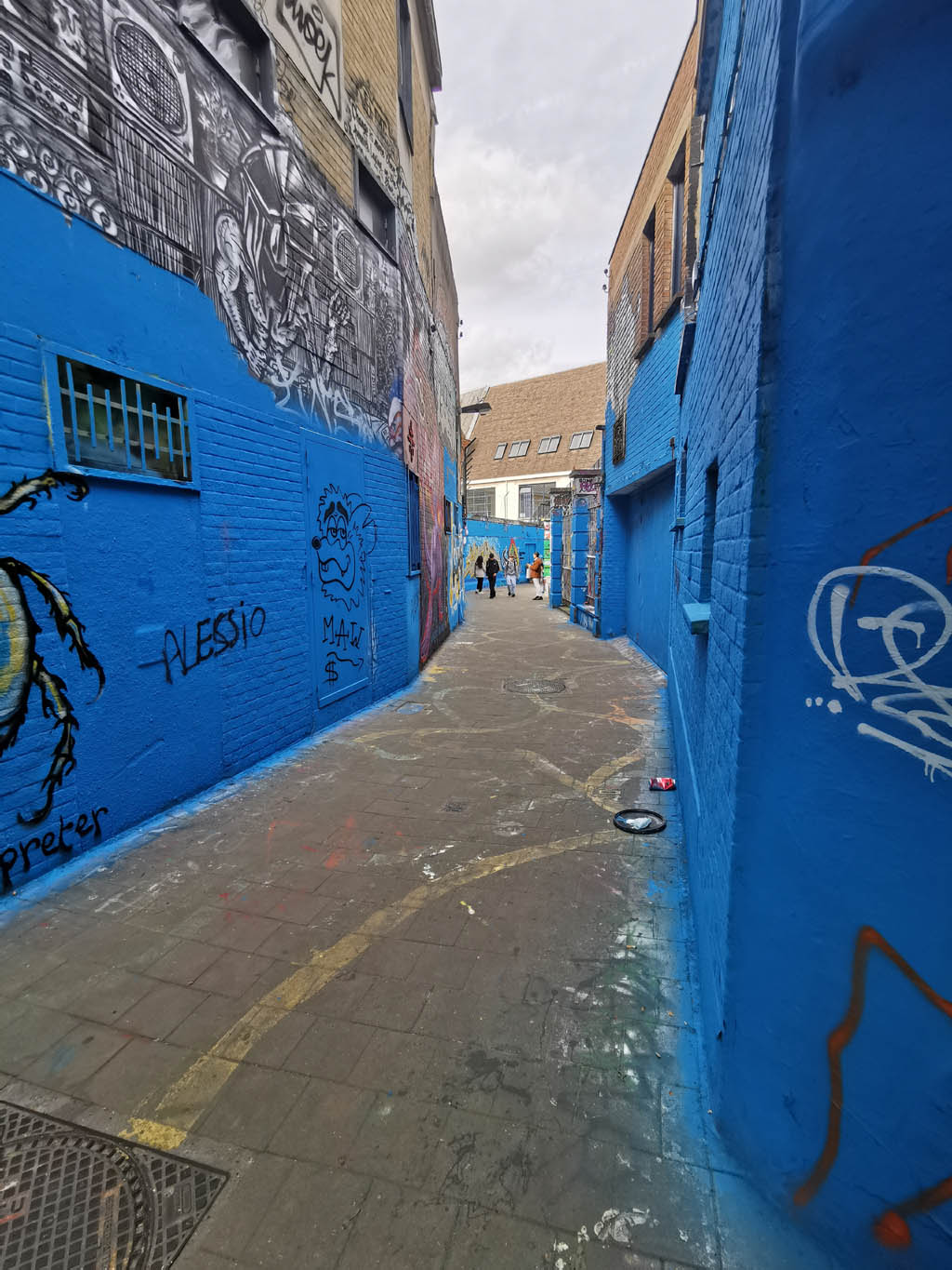 Graffiti straatje Gent