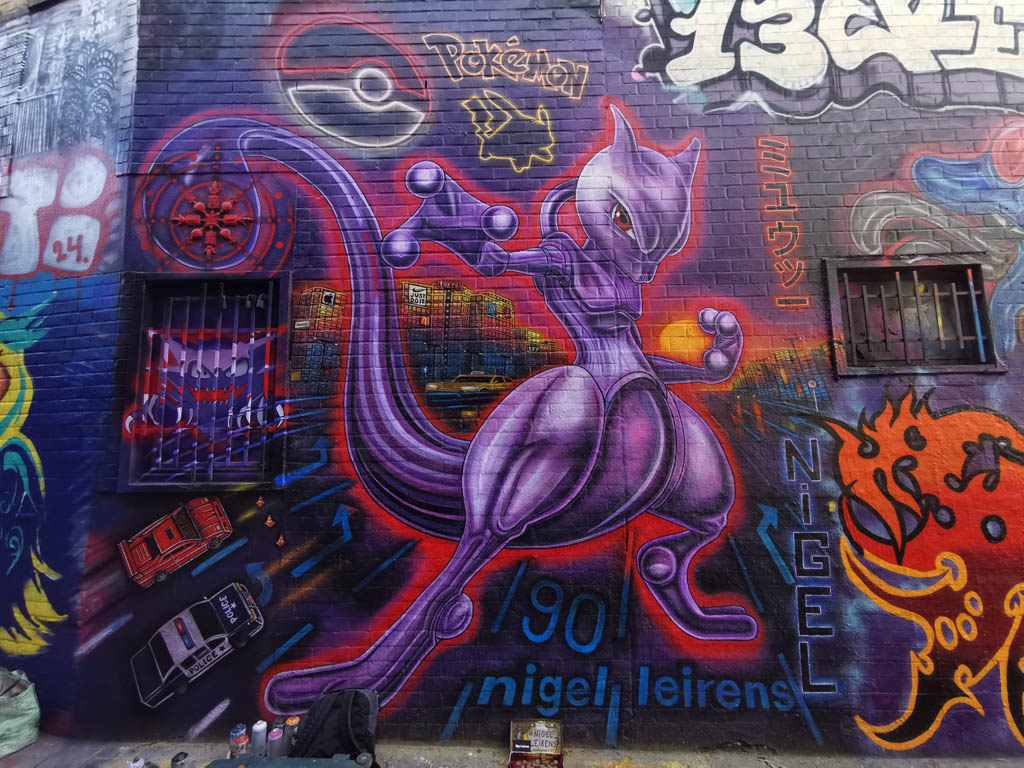 Graffiti straatje Gent