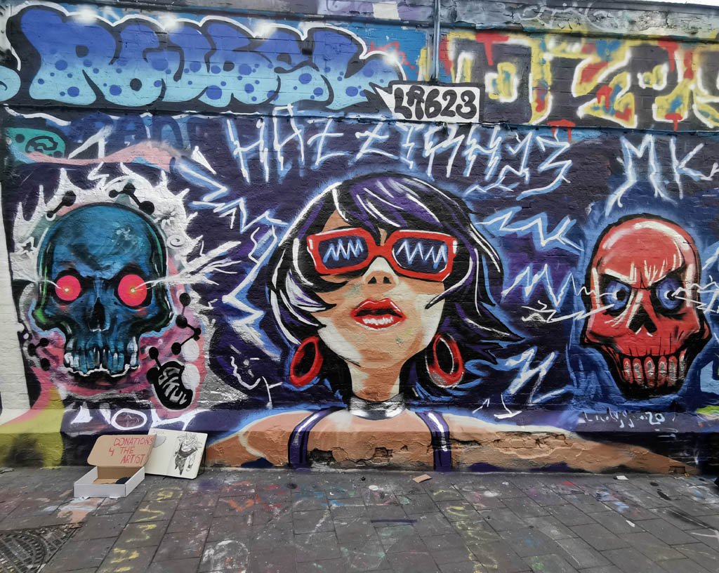 Graffiti straatje Gent