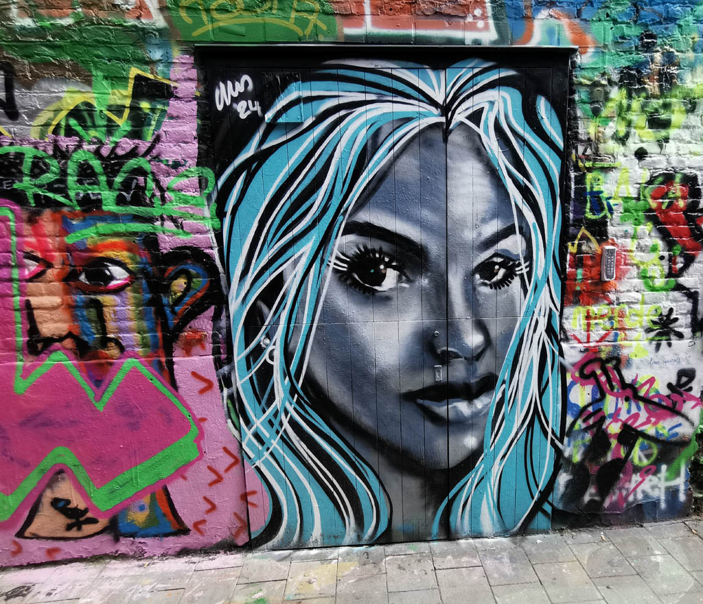 Graffiti straatje Gent