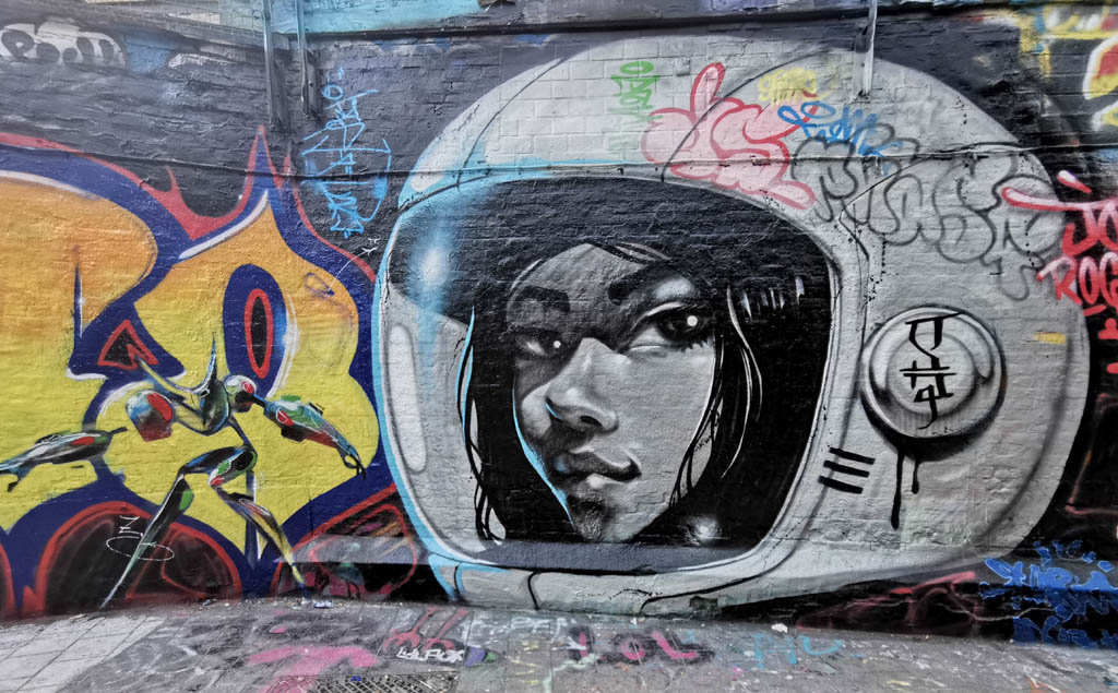 Graffiti straatje Gent