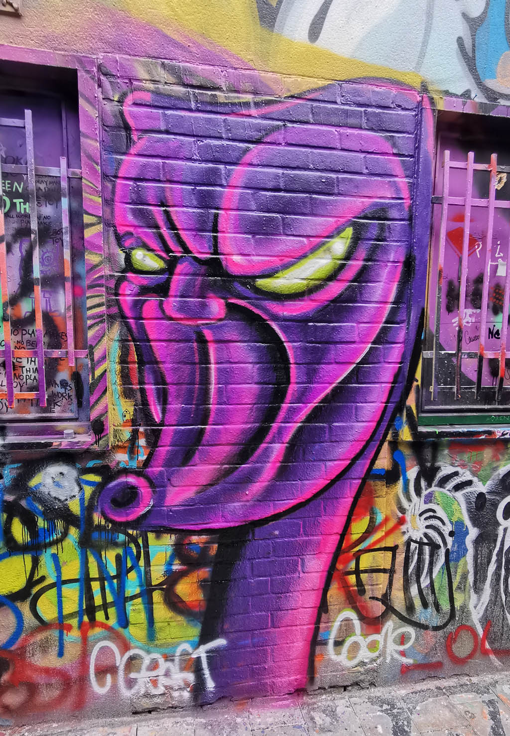 Graffiti straatje Gent