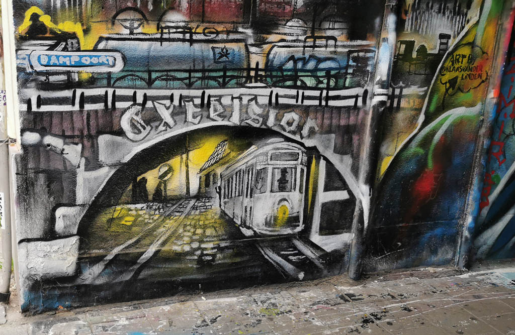 Graffiti straatje Gent