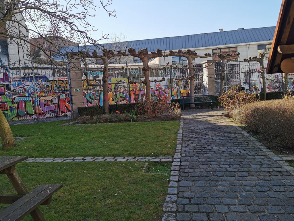 Graffiti straatje Gent