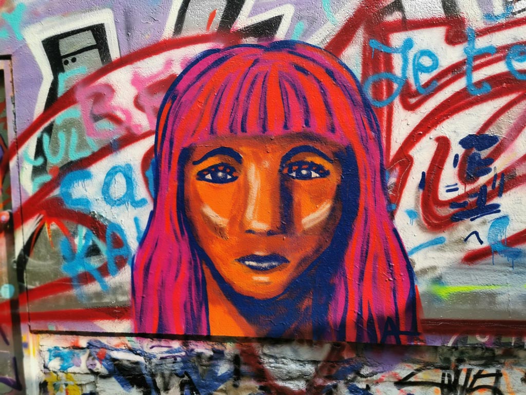 Graffiti straatje Gent