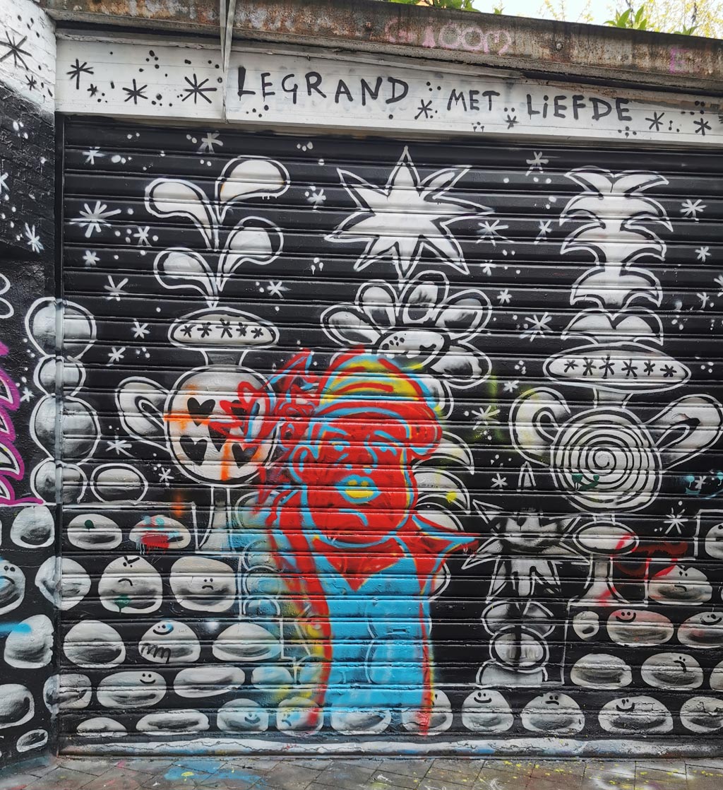 Graffiti straatje Gent