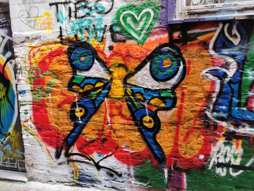 Graffiti straatje Gent