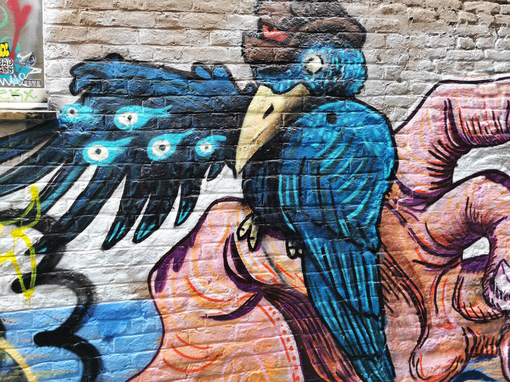 Graffiti straatje Gent