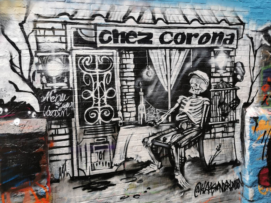 Graffiti straatje Gent