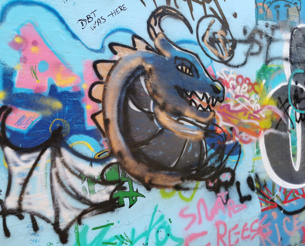 Graffiti straatje Gent