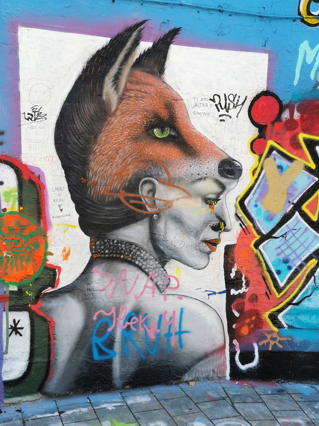 Graffiti straatje Gent