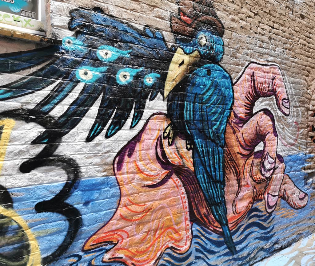 Graffiti straatje Gent