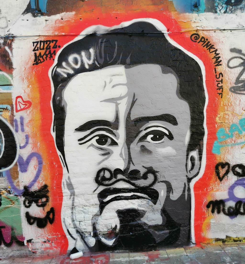 Graffiti straatje Gent