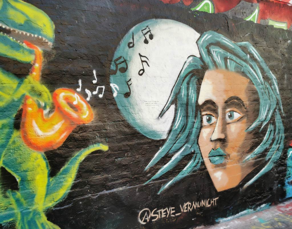 Graffiti straatje Gent