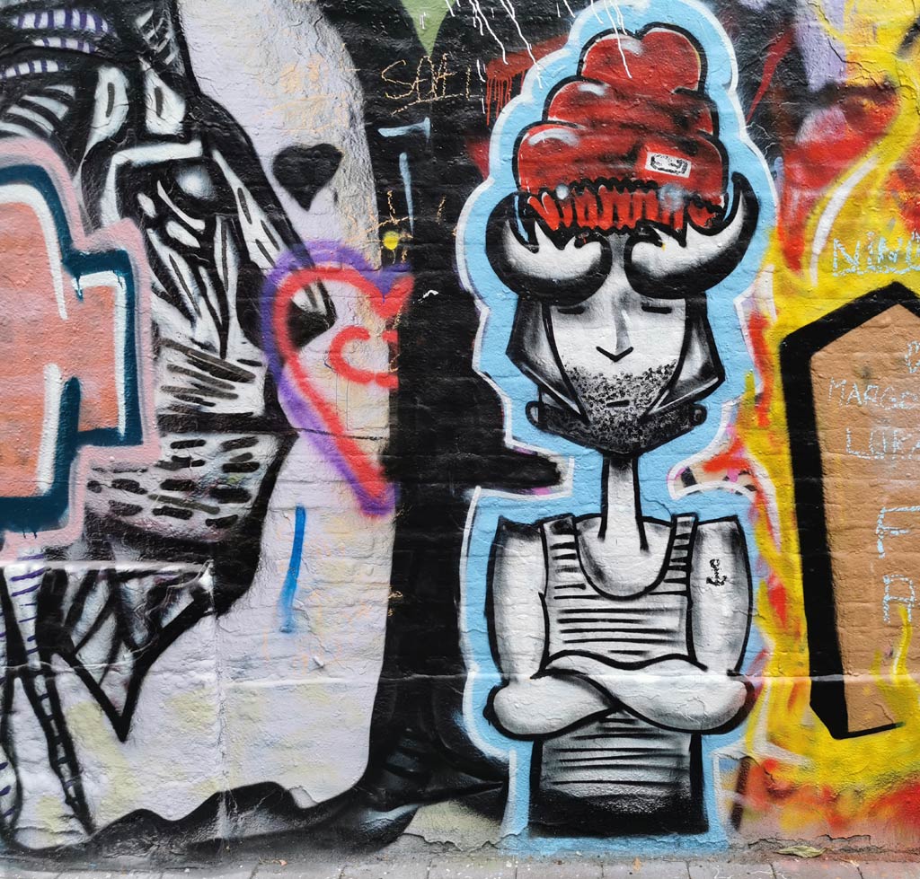 Graffiti straatje Gent