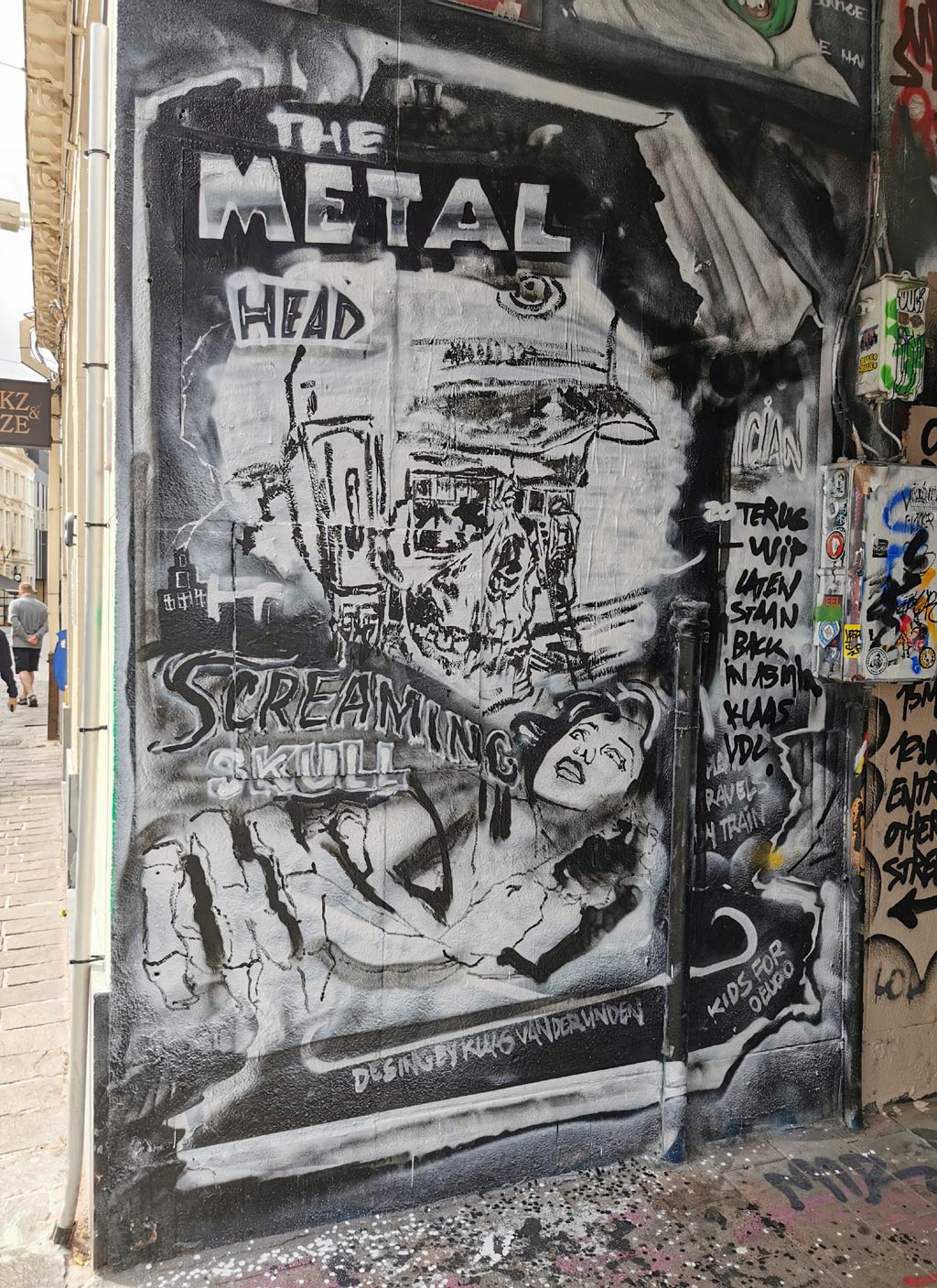 Graffiti straatje Gent