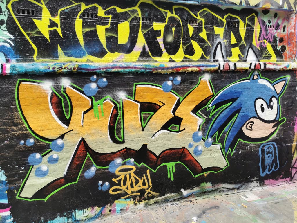 Graffiti straatje Gent