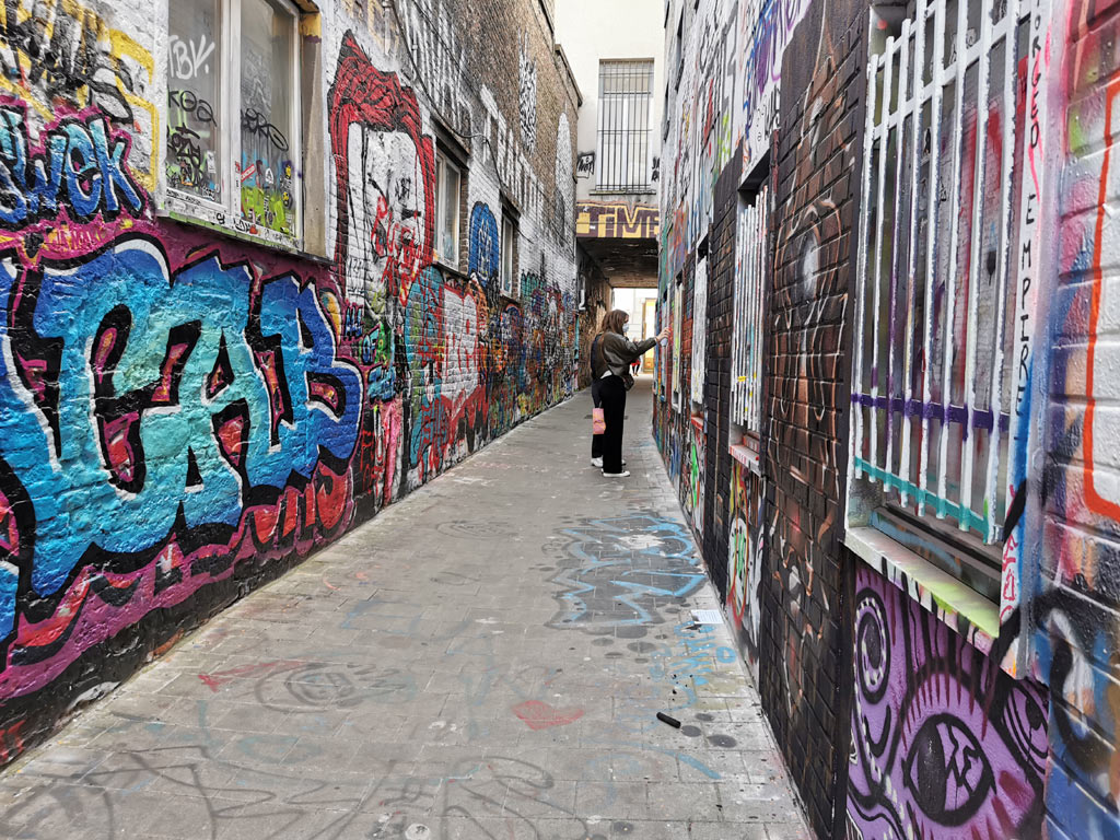 Graffiti straatje Gent