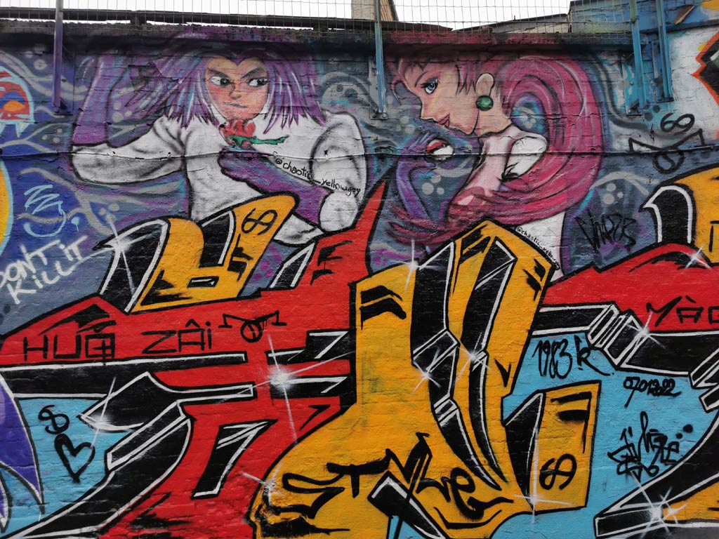 Graffiti straatje Gent