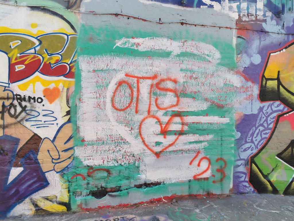 Graffiti straatje Gent