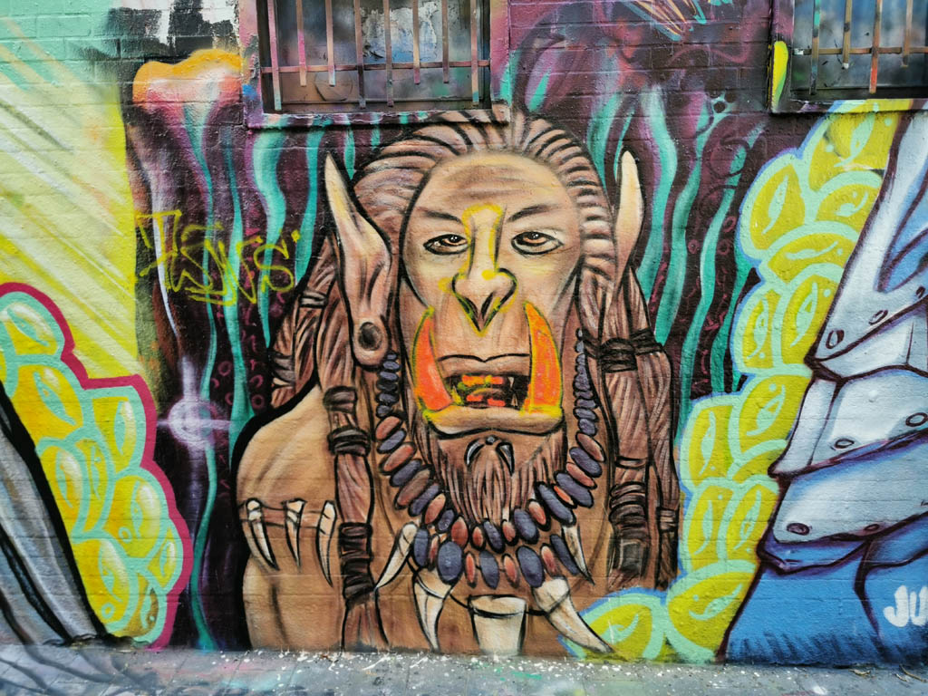 Graffiti straatje Gent