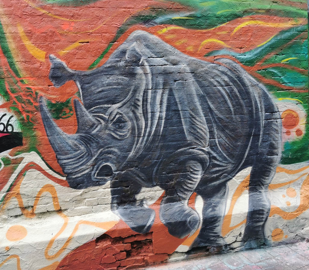 Graffiti straatje Gent