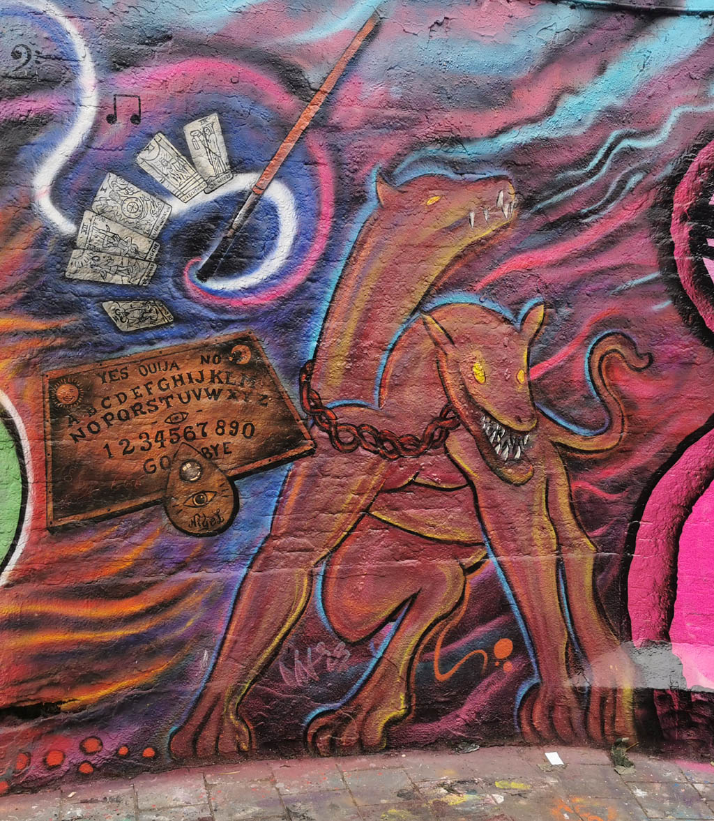 Graffiti straatje Gent