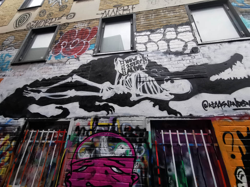 Graffiti straatje Gent